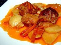 Рыбные шарики с овощами