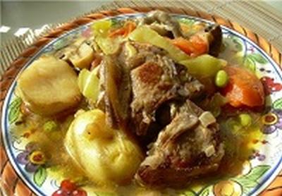 Рагу из баранины с овощами