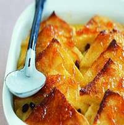 Британский  пудинг «Bread  and  butter pudding»